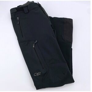 Outdoor Research Cirque Mens Medium Black Softshell Hiking Trail Snow Pant